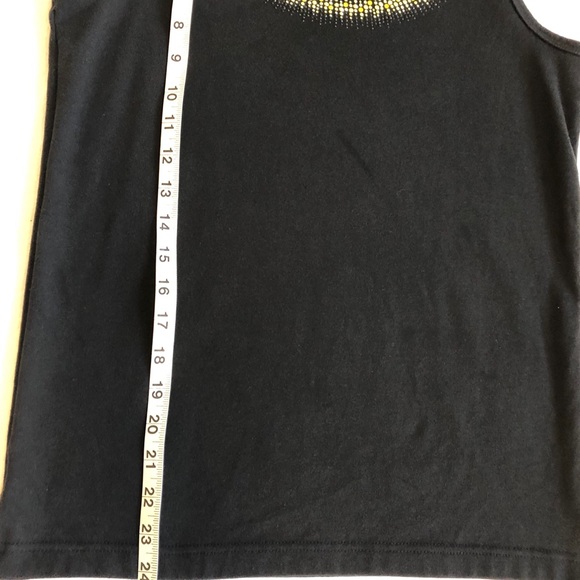 NWOT Christine Alexander embellished sleeveles top - Picture 4 of 5